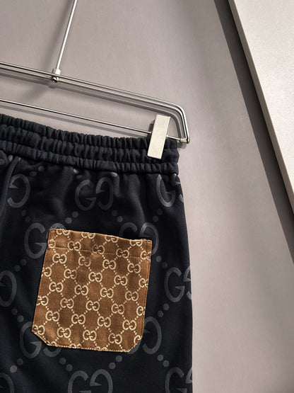 260317 New high-quality knitted jacquard printed short pants