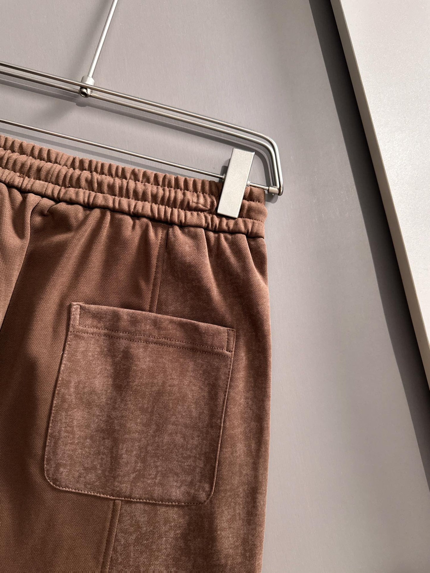 260317 New high-quality knitted patchwork metal-studded shorts