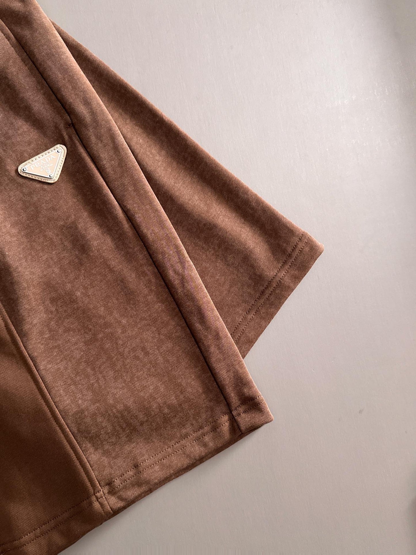 260317 New high-quality knitted patchwork metal-studded shorts