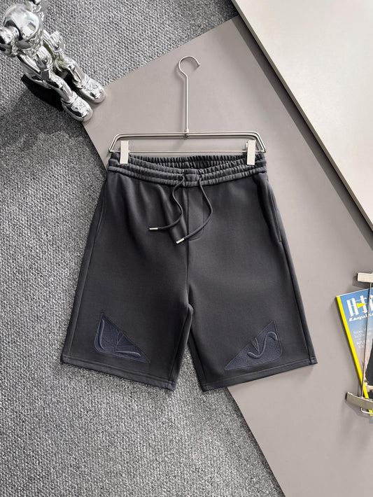 260317 New high-quality knitted eye-embroidered short pants
