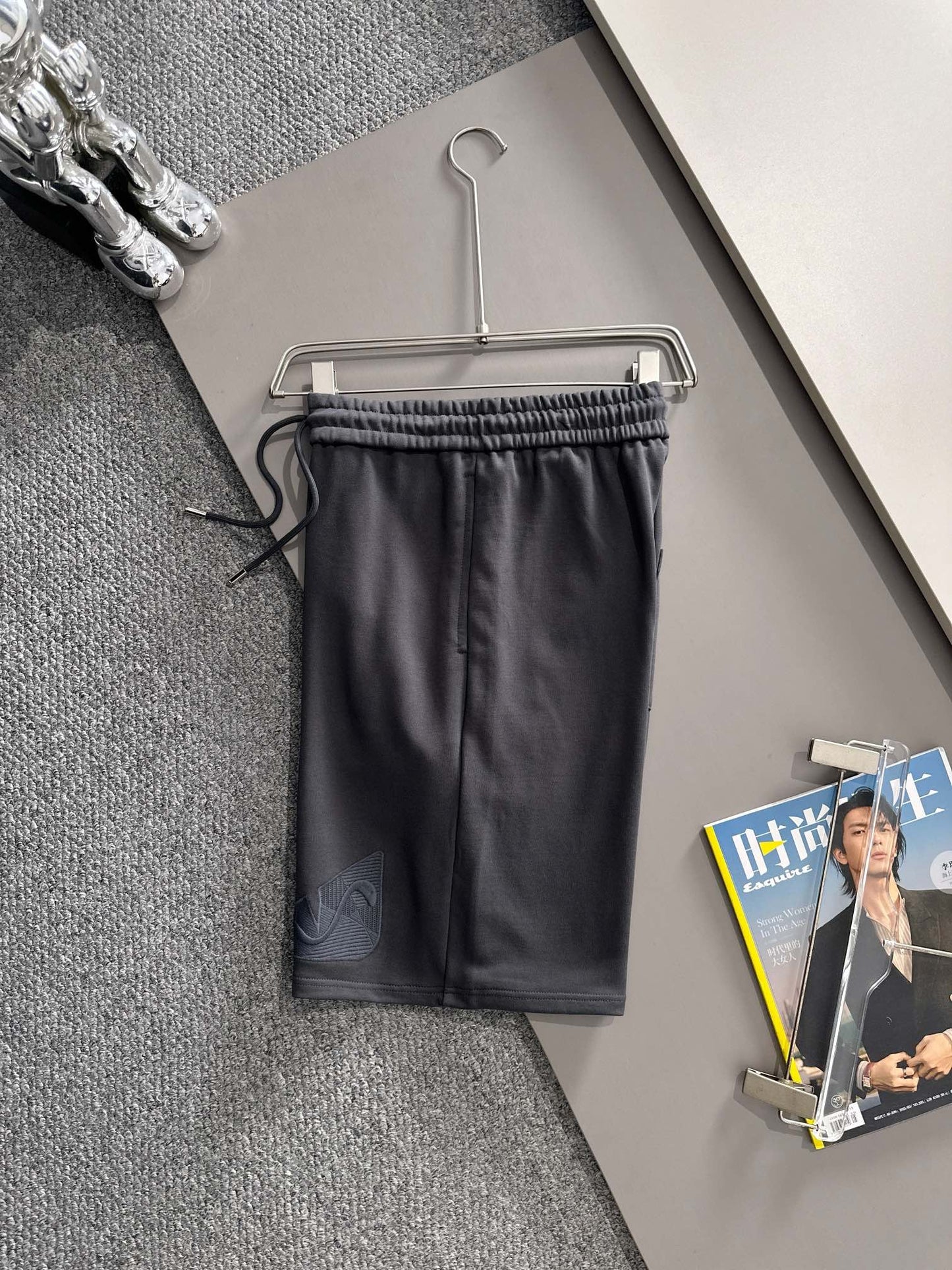 260317 New high-quality knitted eye-embroidered short pants
