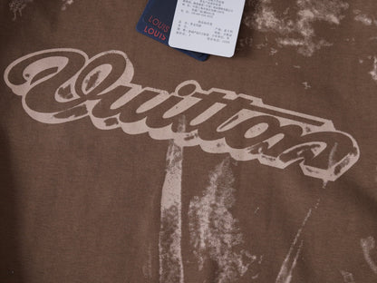 260317 New high-quality dyeing and printing T-shirt