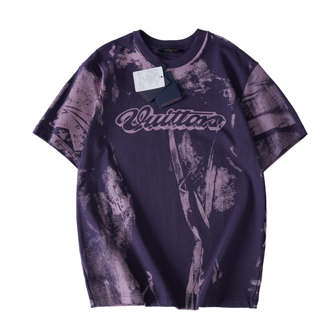 260317 New high-quality dyeing and printing T-shirt
