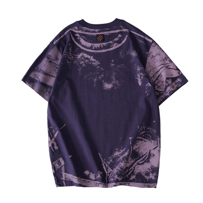 260317 New high-quality dyeing and printing T-shirt