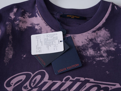260317 New high-quality dyeing and printing T-shirt