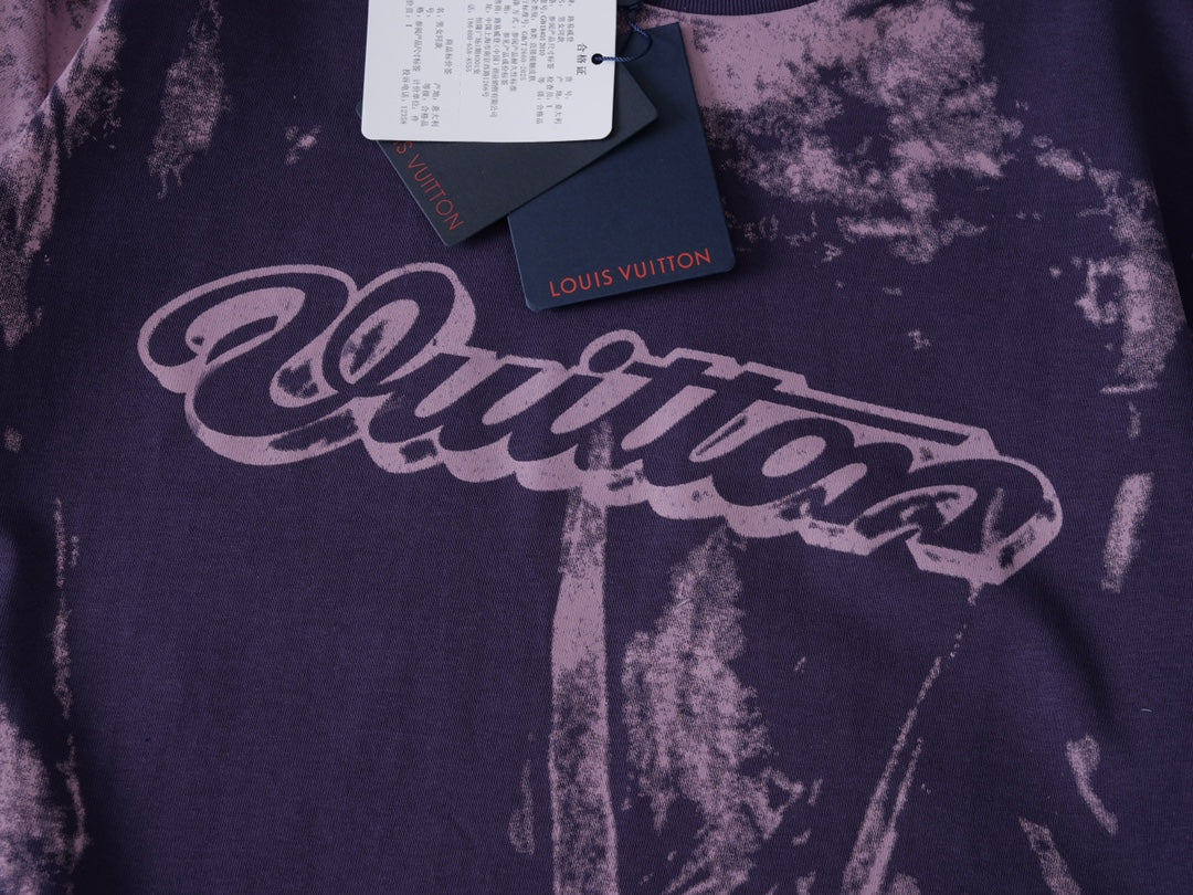 260317 New high-quality dyeing and printing T-shirt