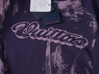 260317 New high-quality dyeing and printing T-shirt