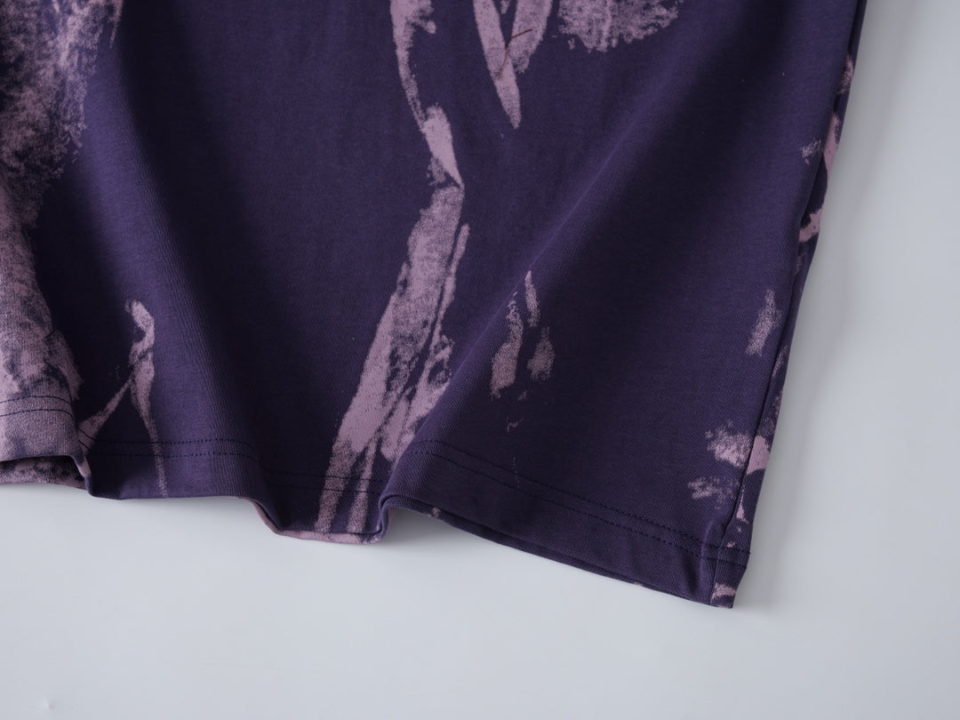 260317 New high-quality dyeing and printing T-shirt