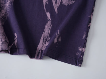 260317 New high-quality dyeing and printing T-shirt