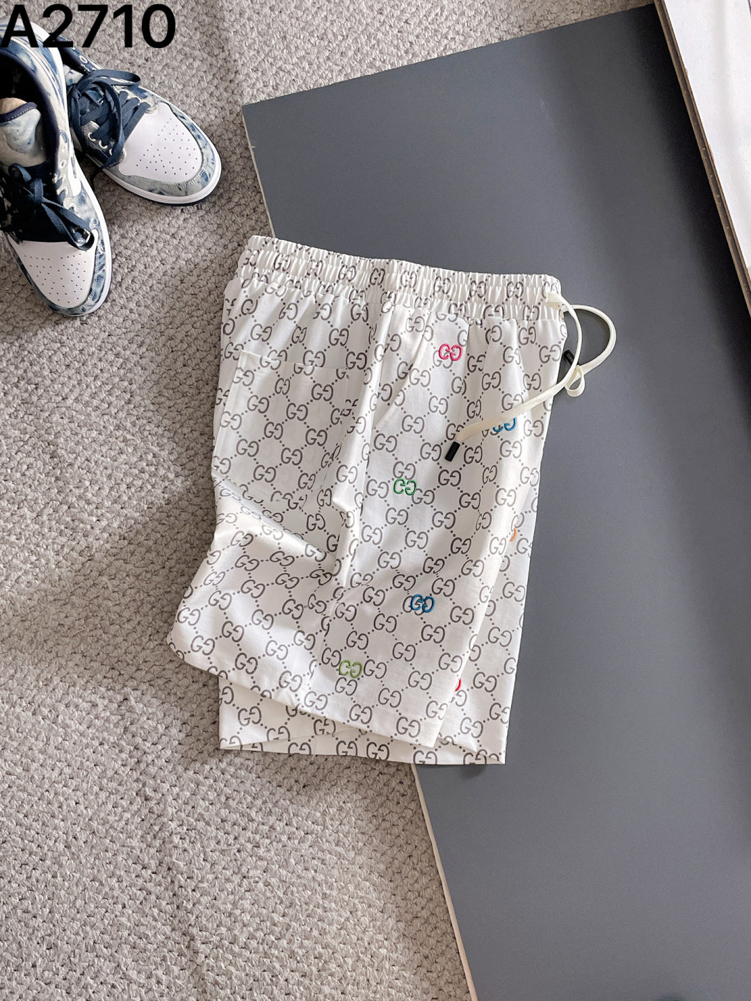 260317 New high-quality knitted printed short pants