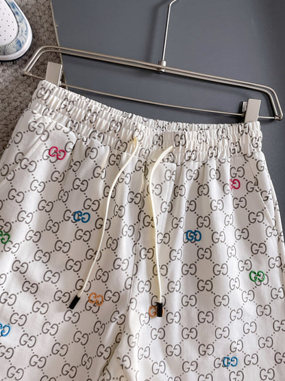 260317 New high-quality knitted printed short pants