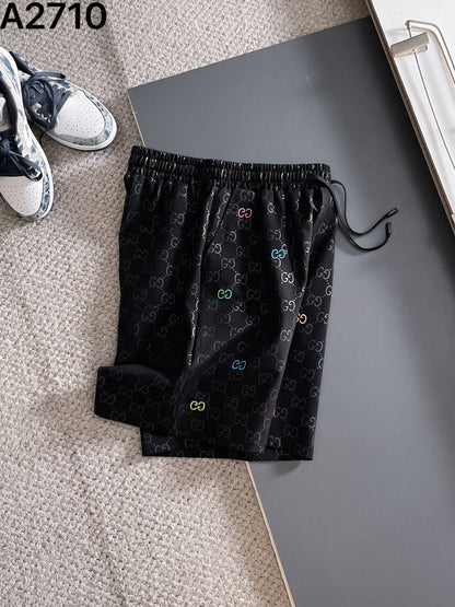 260317 New high-quality knitted printed short pants