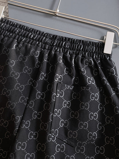 260317 New high-quality knitted printed short pants