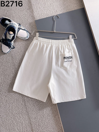 260317 New high-quality sportswear embroidered shorts