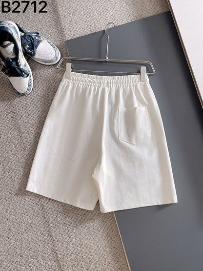 260317 New high-quality metal-stitched floral shorts