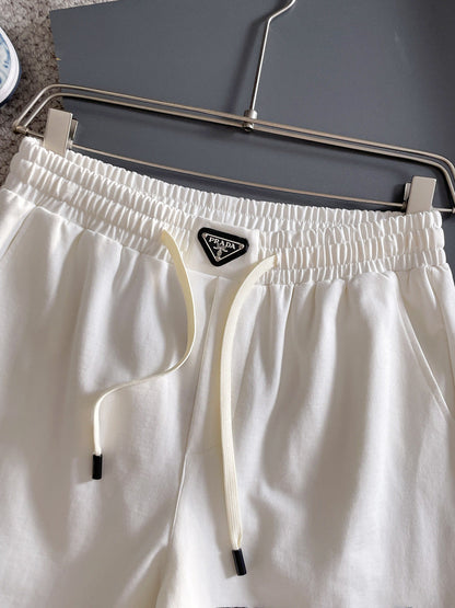 260317 New high-quality metal-stitched floral shorts