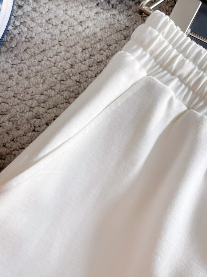 260317 New high-quality metal-stitched floral shorts