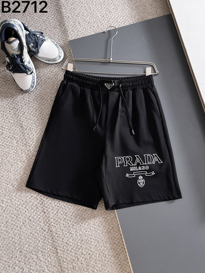 260317 New high-quality metal-stitched floral shorts