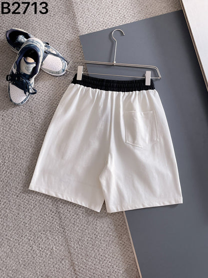 260317 New high-quality multi-color embroidered shorts