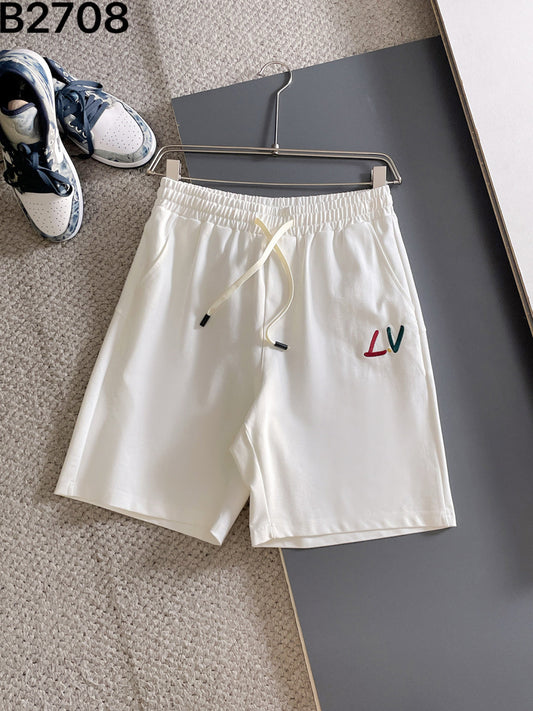 260317 New high-quality gradient embroidery shorts