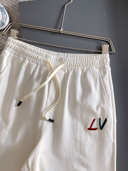 260317 New high-quality gradient embroidery shorts