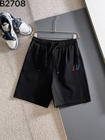 260317 New high-quality gradient embroidery shorts
