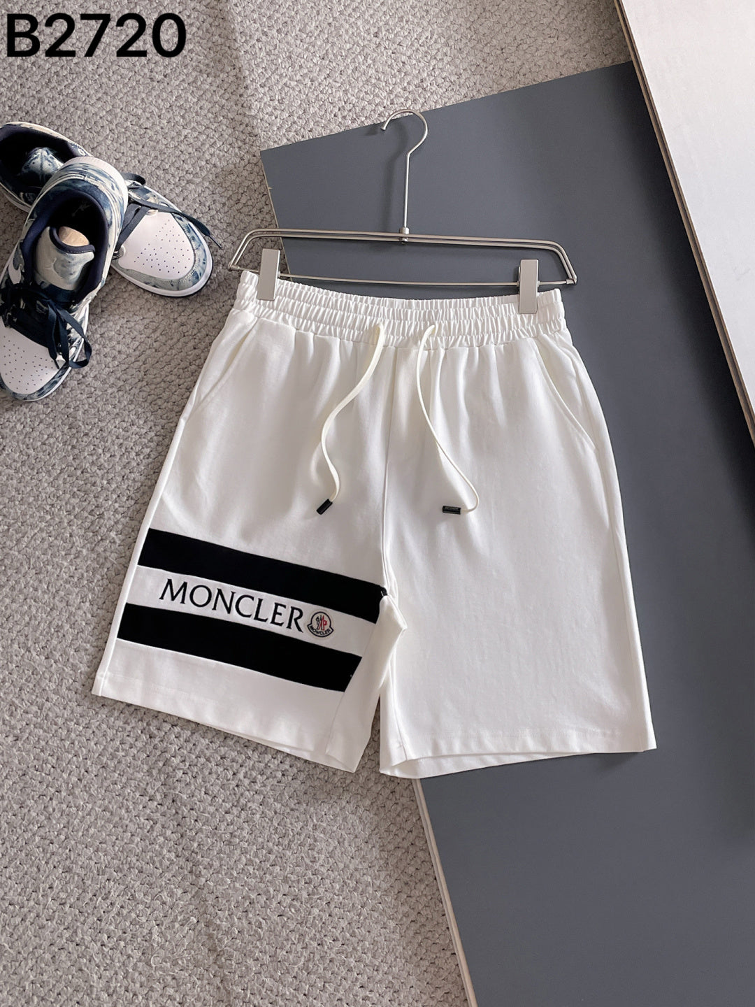 260317 New high-quality design horizontal stripe style shorts