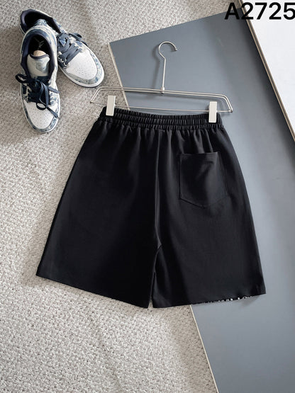 260317 New high-quality knitted front-piece printed short pants