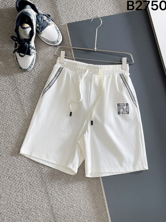 260317 New high-quality knitted design-color contrast short pants