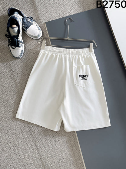 260317 New high-quality knitted design-color contrast short pants