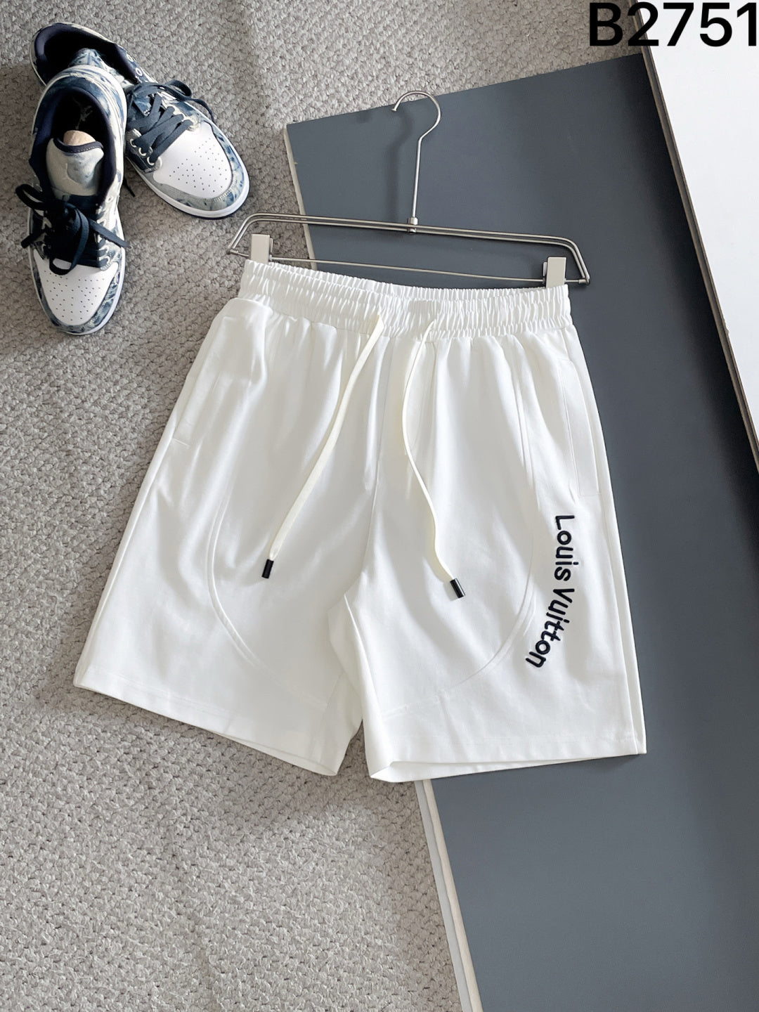 260317 New high-quality knitted design-floral embroidered shorts