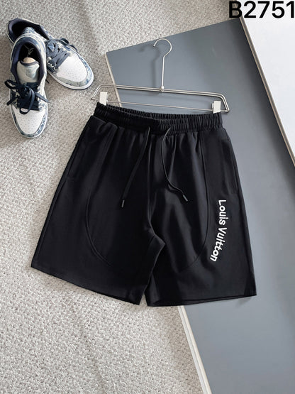 260317 New high-quality knitted design-floral embroidered shorts
