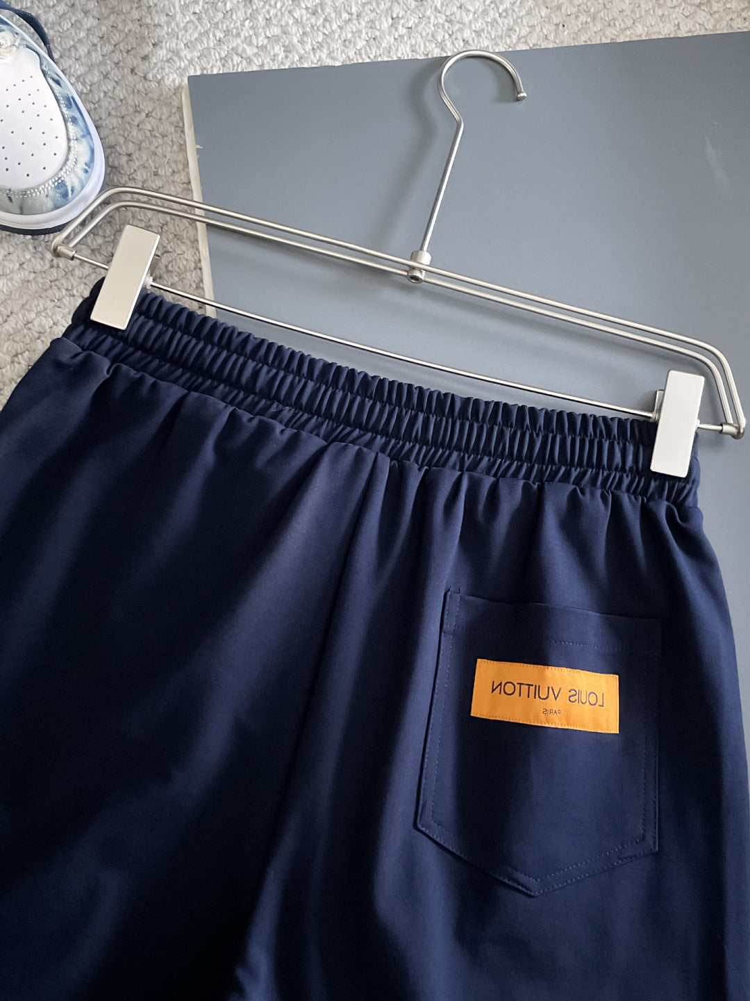 260317 New high-quality knitted gradient embroidery shorts