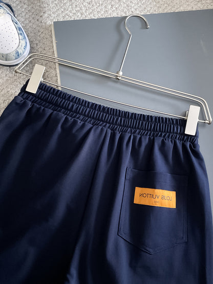 260317 New high-quality knitted gradient embroidery shorts