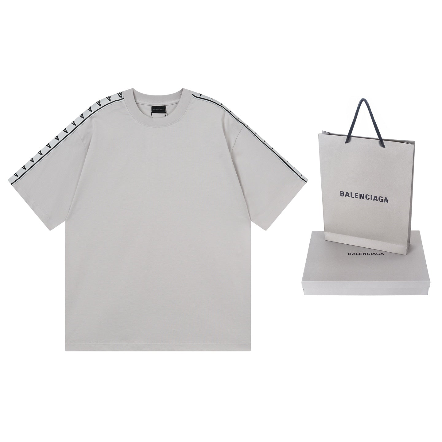 260317 New high-quality washed and distressed T-shirt