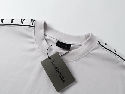260317 New high-quality washed and distressed T-shirt