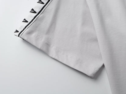 260317 New high-quality washed and distressed T-shirt