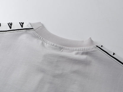 260317 New high-quality washed and distressed T-shirt
