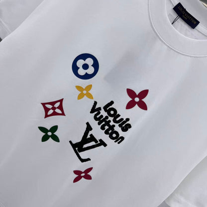 260317 New high-quality towel-printed T-shirt