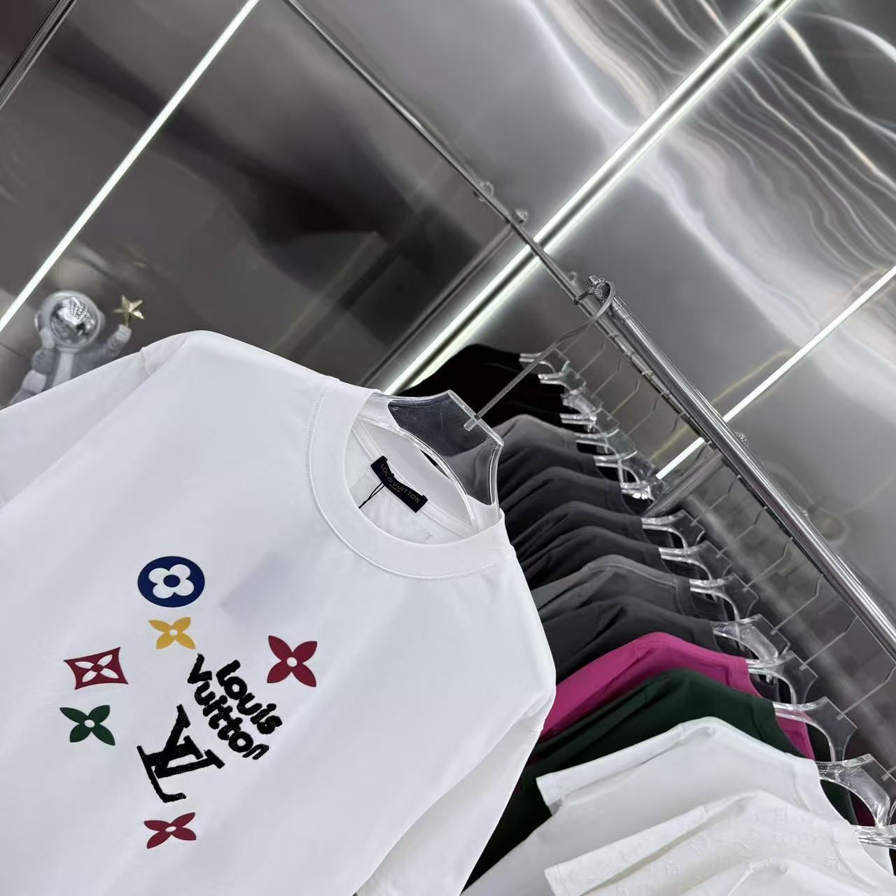 260317 New high-quality towel-printed T-shirt