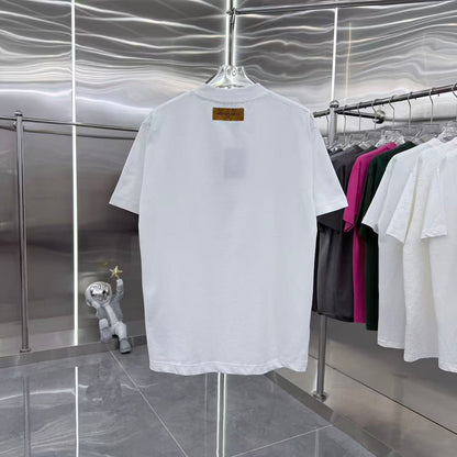 260317 New high-quality towel-printed T-shirt