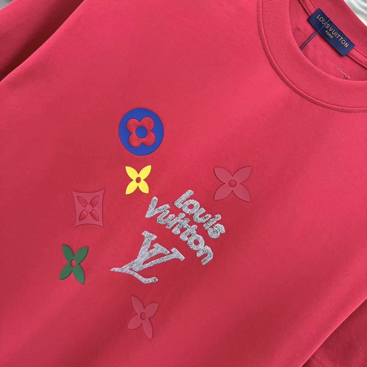 260317 New high-quality towel-printed T-shirt