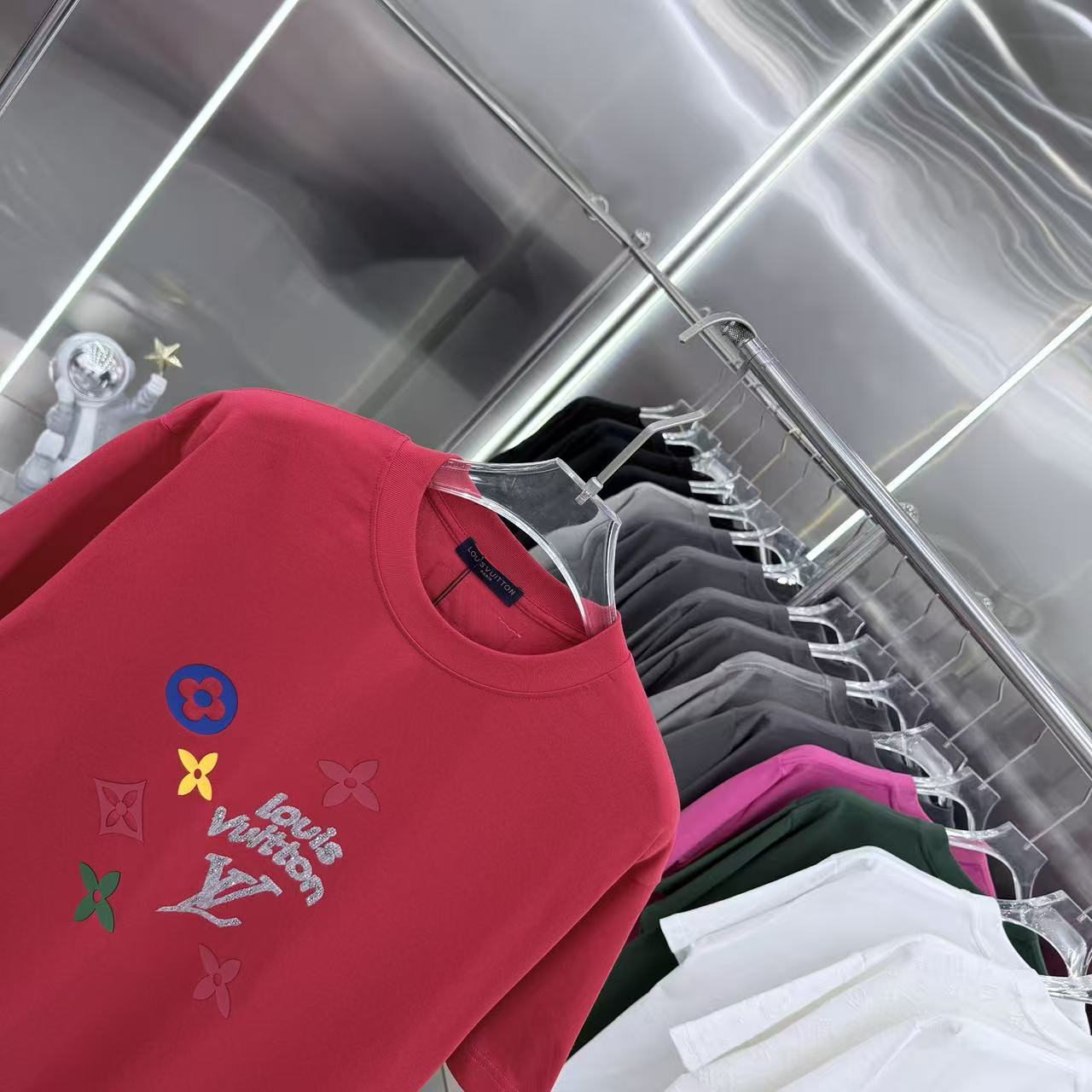 260317 New high-quality towel-printed T-shirt