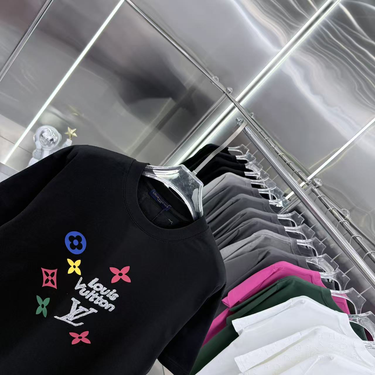 260317 New high-quality towel-printed T-shirt