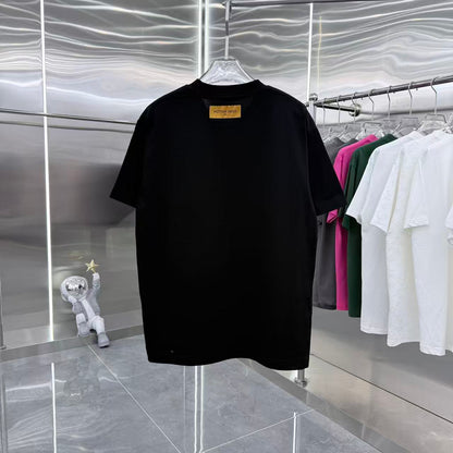 260317 New high-quality towel-printed T-shirt
