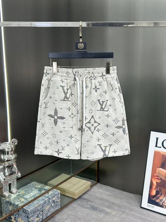 260317 New high-quality jacquard denim shorts
