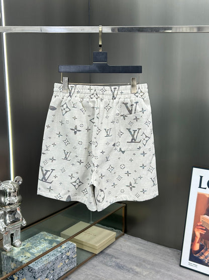 260317 New high-quality jacquard denim shorts