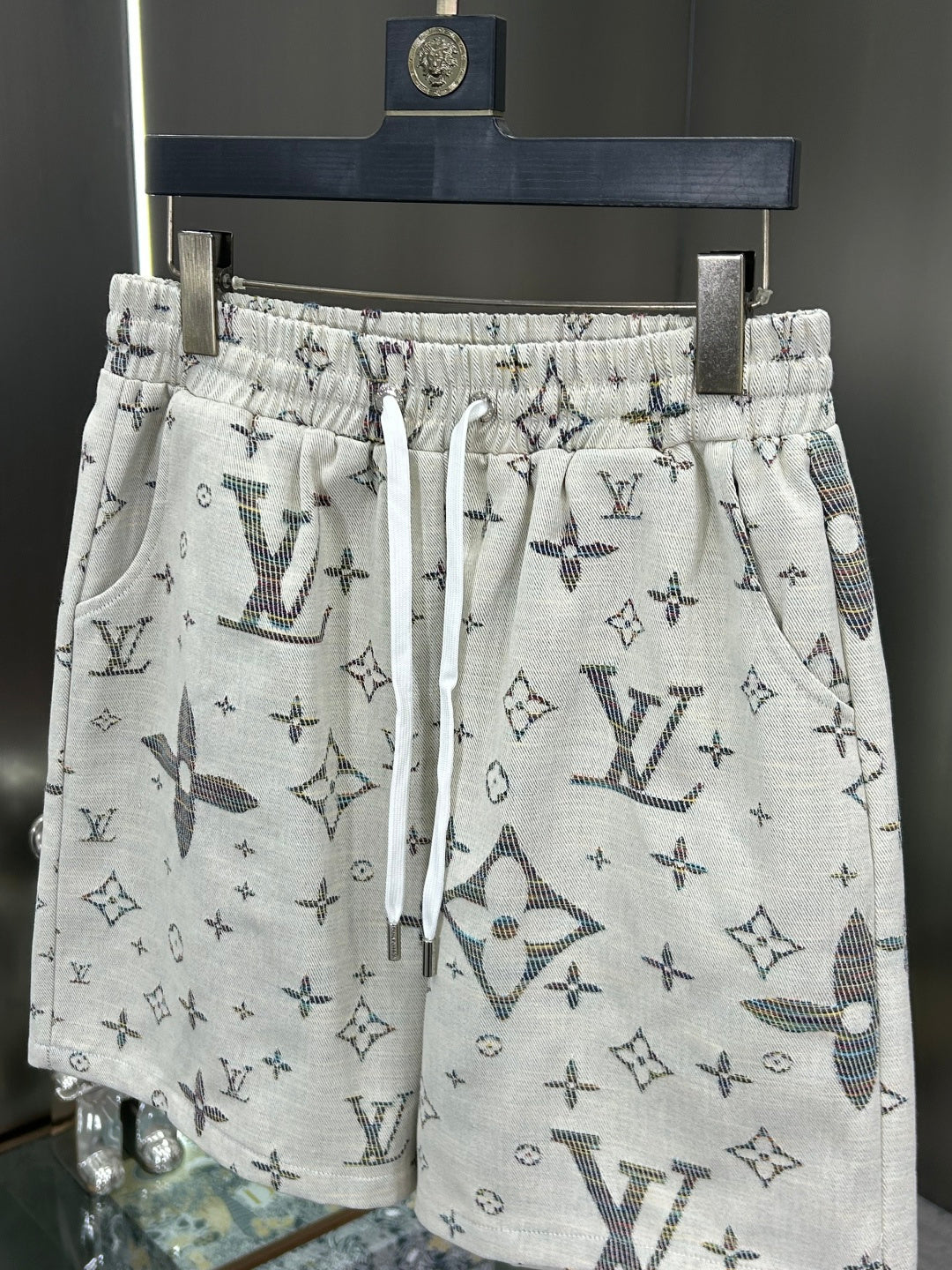 260317 New high-quality jacquard denim shorts
