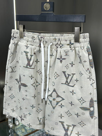 260317 New high-quality jacquard denim shorts