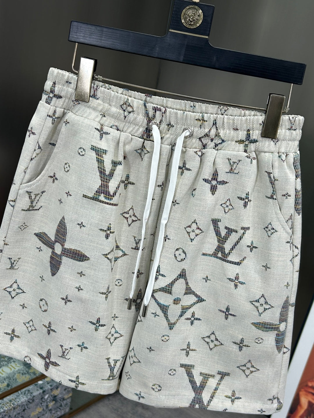 260317 New high-quality jacquard denim shorts